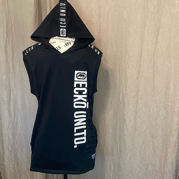 Super stylish pull over hoodie, Muscle cut, tunnel pockets/ gender neutral - Picture 1 of 9